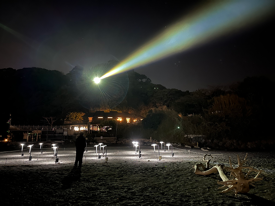 夜の猿島で“五感を磨く”非日常体験を【Sense Island-感覚の島-暗闇の美術島2022】